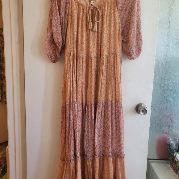 Spell Rae Gown in Peach EUC S - Picture 4 of 9